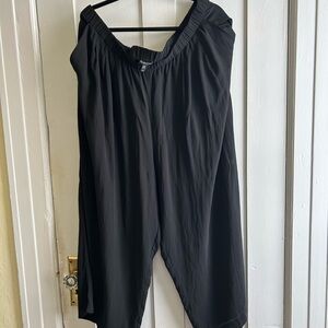 Eileen Fisher Black Silk Women's Pants